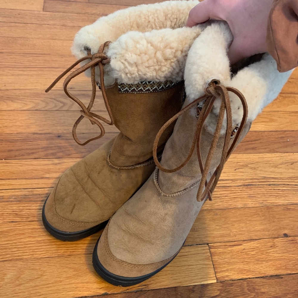 UGG Tall Tan Suede Boots